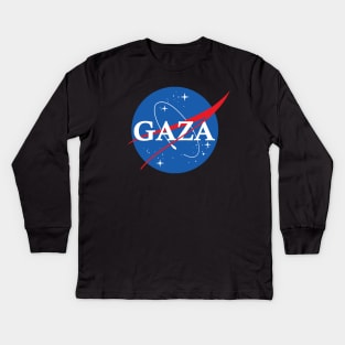 Nasa Gaza Kids Long Sleeve T-Shirt